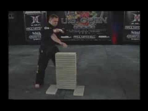 Master Drew Serrano- World Record Power Concrete Break