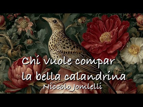 Chi vuol comprar la bella calandrina(Niccolo Jommelli) for middle voice