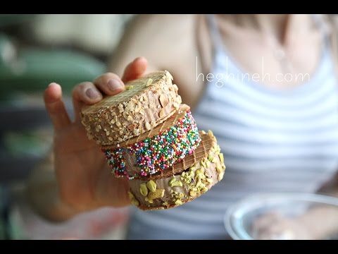 Homemade Chocolate Ice Cream Sandwiches Recipe - Heghineh Cooking Show