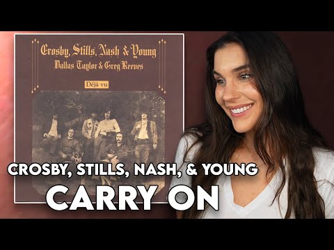 My Dad Chose This Song! First Time Reaction to Crosby, Stills, Nash & Young -  "Carry On"