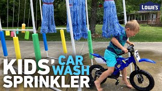How To Build a Kid's Car Wash Sprinkler