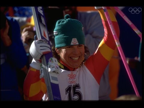 Vreni Schneider Wins Double Alpine Skiing Gold - Calgary 1988 Winter Olympics