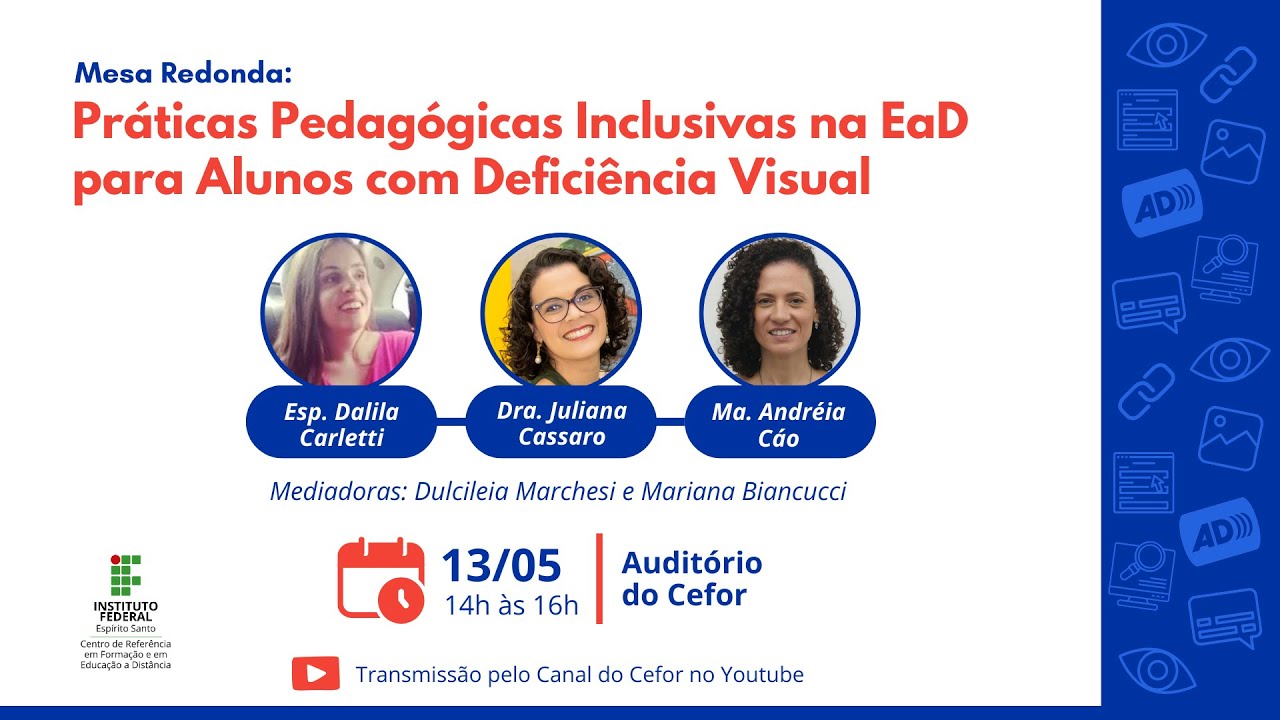 Práticas Pedagógicas Inclusivas na Educação a Distância para Alunos com Deficiência Visual