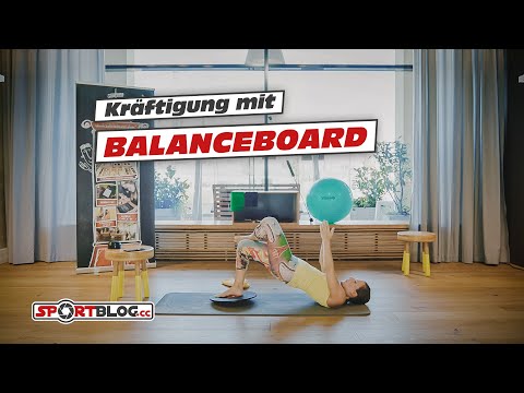 15 Min Ganzkörper-Kräftigung mit Balanceboard inkl. Aufwärmen