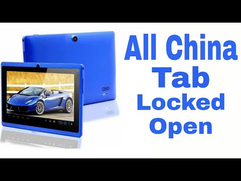 All China Tab Code Unlock | All China tab hard reset