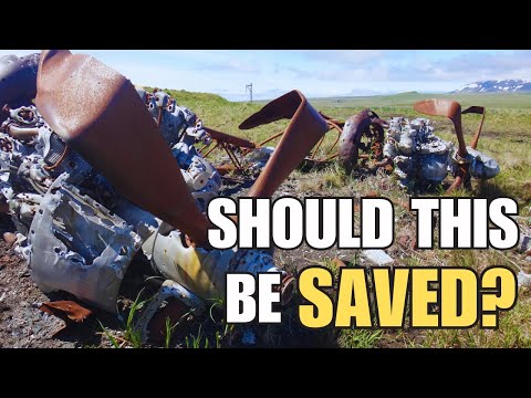 RARE Northrop P-61 Black Widow WRECK. Remote ALASKA