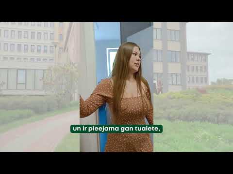 Kā izskatās dienesta viesnīca Ventspils Augstskolā?