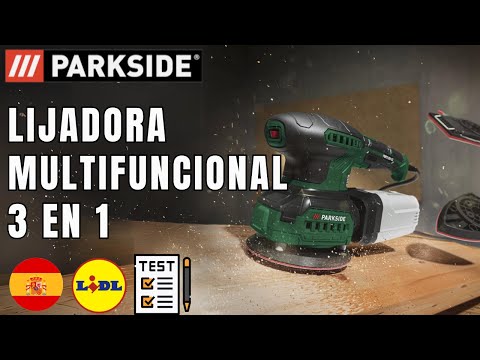 Miniatura del vídeo: Parkside PMFS 200 C3 y uso práctico de una lijadora 3 en 1