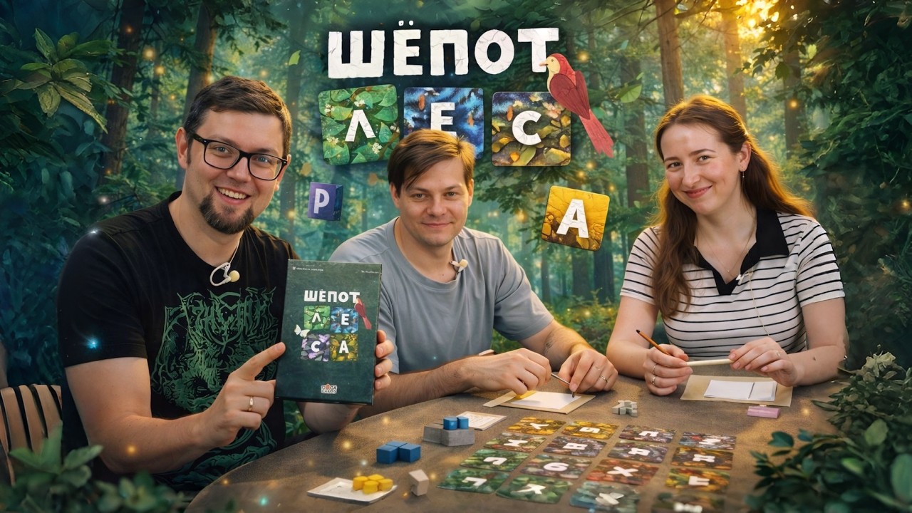 ШЁПОТ ЛЕСА 🌲🤫  умная настольная игра на составление слов