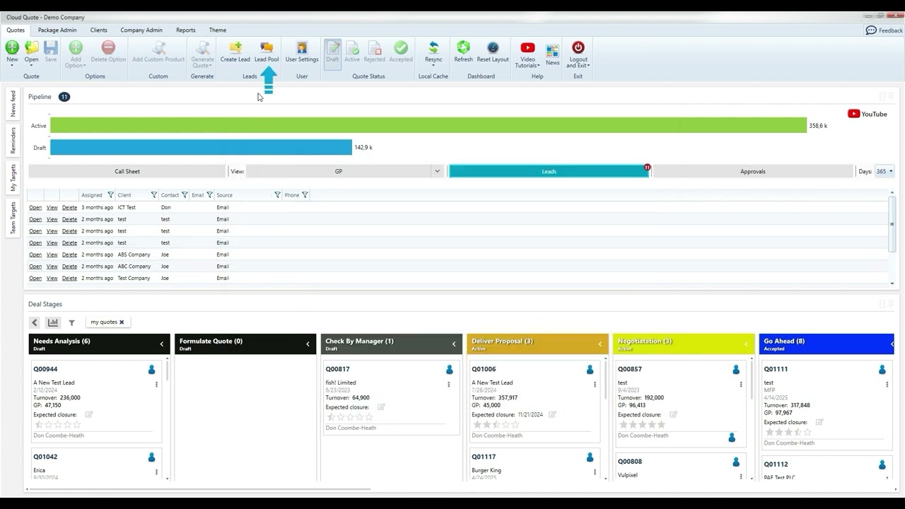 Leads Video Tutorial - Cloud Quote