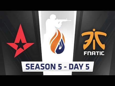 ECS Season 5 Day 5 - Astralis vs Fnatic - Train