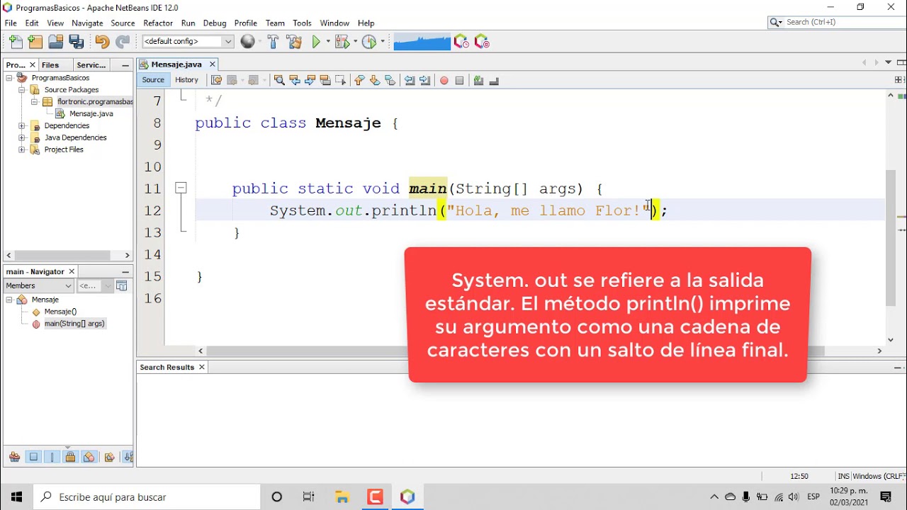 2.-Curso Java desde cero.-Creando nuestro primer programa.
