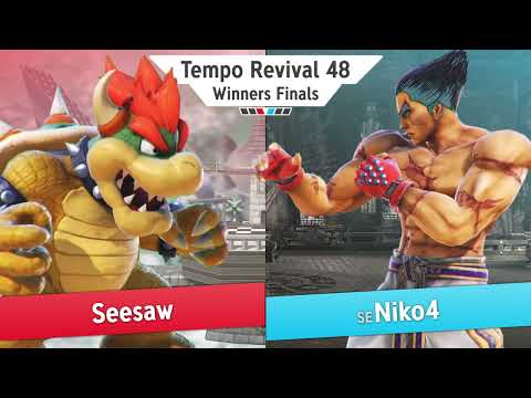 Tempo Revival 48 - SE | Niko4 (Kazuya) Vs. Seesaw (Incineroar) - Winners Finals - Smash Ultimate