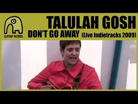 TALULAH GOSH - Don't Go Away [Acoustic concert at Indietracks Festival 2009]