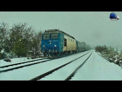 Trenuri in Zăpadă de Primavară/Trains in Spring Snow in Munții Apuseni Mountains 20 April 2017