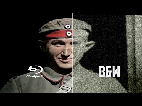 They shall not grow old movie bluray restoration vs 1917-1918 footage comparison