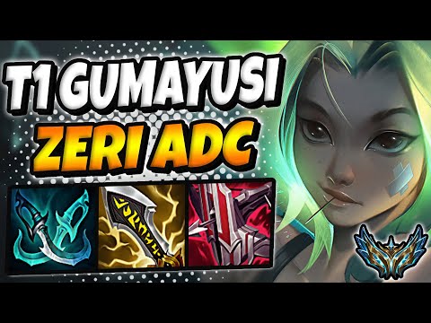 T1 Gumayusi Zeri vs Varus [ ADC ] Patch 12.11 Korea Challenger ✅