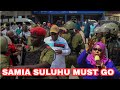 Breaking News Tanzanian Gen Zs Hit The Road Demonstrating While Chanting Suluhu Must Go