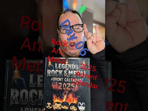 Rock and Metal Advent Calendar Day06 for 12/06/2025 #advent #christmas #calendar #vlog #metal #rock