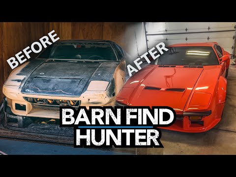 Thumbnail for BEFORE & AFTER: De Tomaso Pantera restored after 35 years in storage | Barn Find Hunter - Ep. 97 by De Tomaso
