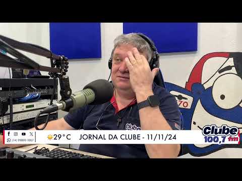 Jornal da Clube - 11/11/24 - Edição do Almoço