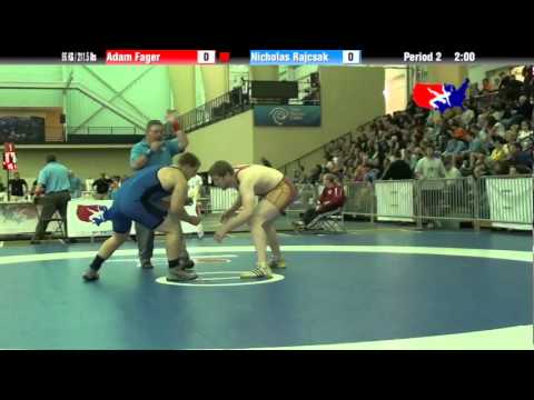 University Nat`ls FS  96 KG / 211.5 lbs: Adam Fager vs. Nicholas Rajcsak