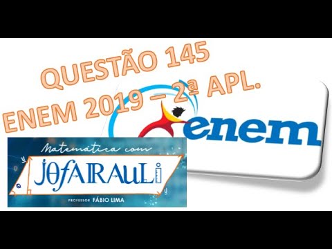 Questão 145 ENEM 2ª Aplicação