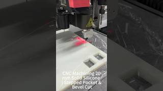 Machining 20mm Solid Silicone Rubber: Stepped Pockets without Heat or Burrs ⚡ M.RISE CNC