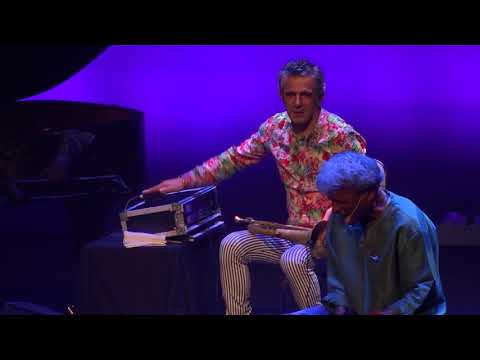 Trilok Gurtu, Omar Sosa, Paolo Fresu arguing in Konakol