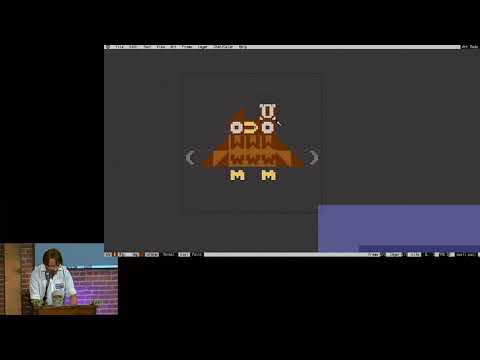 JP LeBreton - All Possible Glyphs: Playscii, an ASCII art, animation, and game creation tool