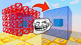 Minecraft CUBÃO : TROLLAGEM DA PAREDE INVISÍVEL !!! (MINECRAFT TROLL)