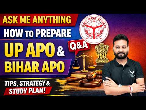 Ask Me Anything ?|How to Crack UP APO & Bihar APO 2026: The Ultimate Preparation Strategy