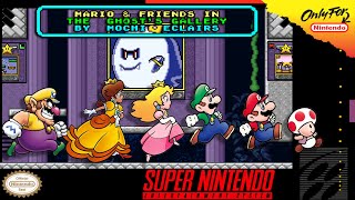 Mario and Friends in: The Ghost's Gallery (2021) SMW Romhack [SNES]