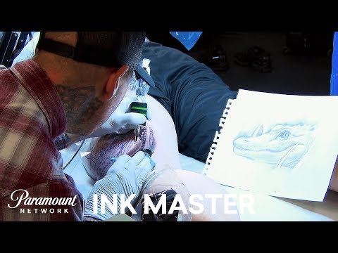 Welcome to the Jungle!: Elimination Tattoo | Ink Master: Shop Wars (Season 9)
