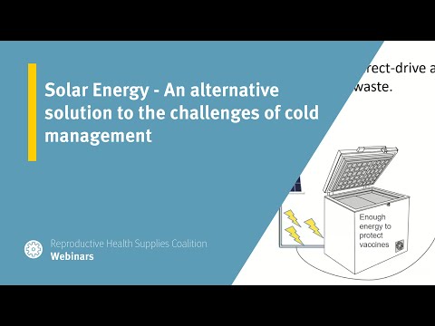 Solar Energy - An alternative solution to the challenges of cold management