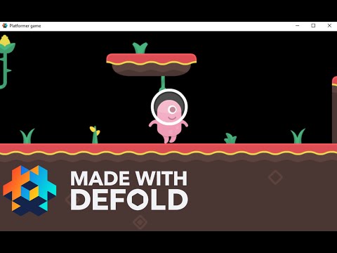 Open and play platformer game template in Defold in less than 2 minutes