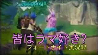 フォートナイト実況#2 【初心者ハクも参加】