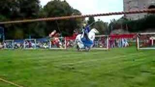 preview picture of video 'Jousting at Castle Hedingham part 1'