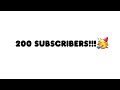 Thank You All My Fans For 200 Subscribers Not My Haters