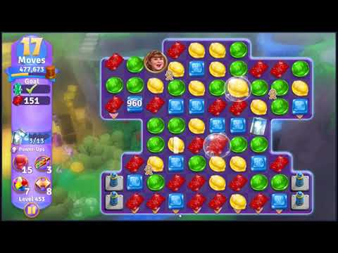 Wonka's World of Candy Level 453 - NO BOOSTERS + FULL STORY 🍫 | SKILLGAMING ✔️