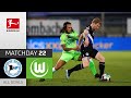 Wolfsburg on Fire! 6th straight clean sheet | Bielefeld - VfL Wolfsburg | 0-3 | All Goals | MD 22