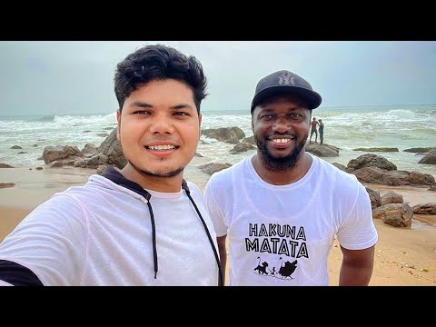 Vizag Me Ghume Andhra University or Rk Beach With foreigner Samura Bro😍