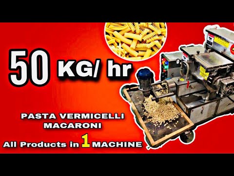Mini Pasta Machine  50 Kg/Hr