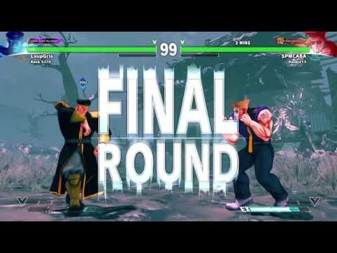 SFV - LoupGris (M.Bison) vs SPMCABA (Guile)