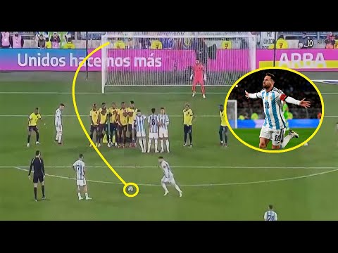 All of Messi's free kick goals for Argentina