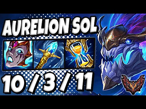 Aurelion Sol vs Zed [ MID ] Lol Korea Grandmaster Patch 14.23 ✅