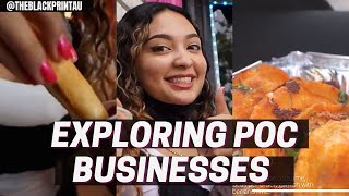 EXPLORING POC BUSINESSES IN DC| TAQUERIA XOCHI & COLADA SHOP| THE BLACKPRINT