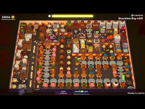Serving 46 customers at once, solo! OT400 - Autumn theme OP - PlateUp!
