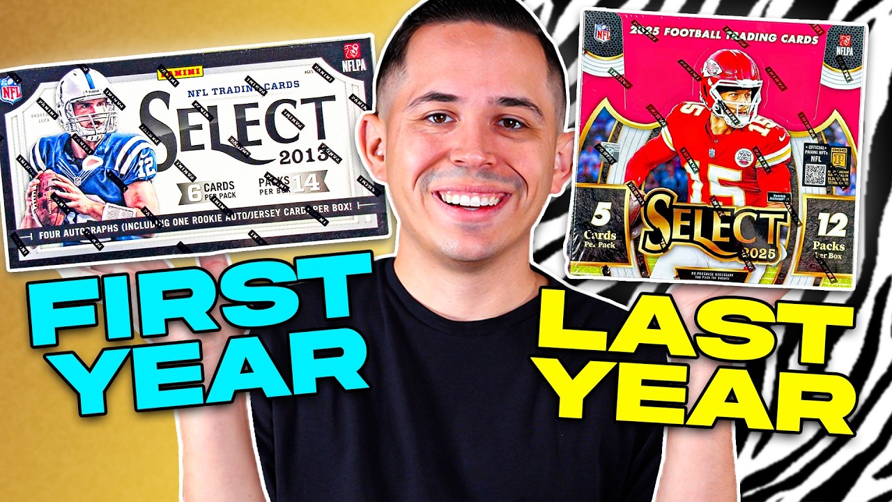 The Last EVER Panini Select Football Box vs. The First EVER! 🤯 *12 YEARS LATER!*