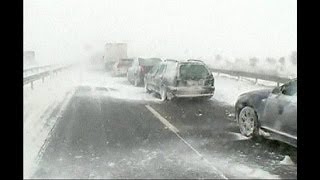 Romanya'da kara kış